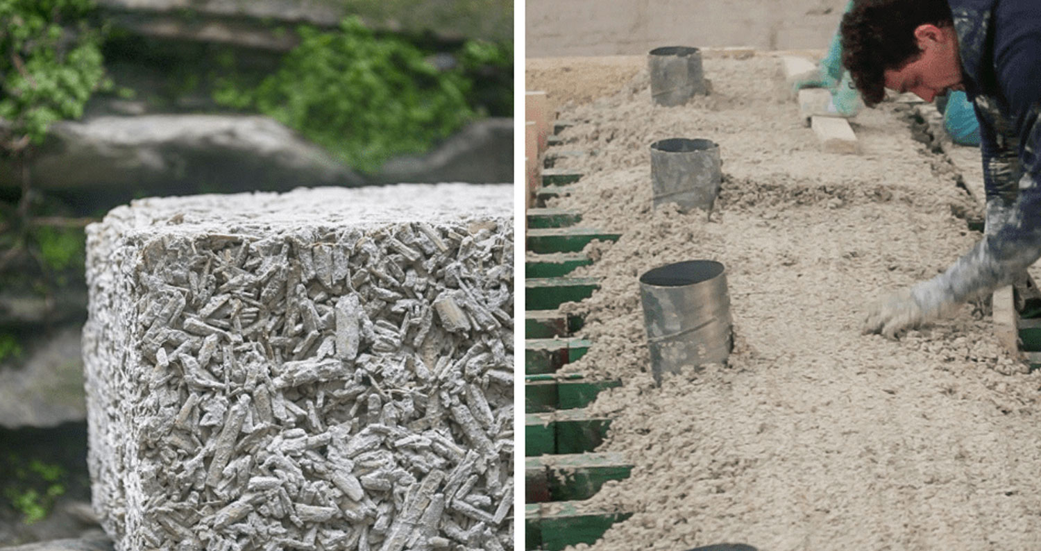 Bê tông gai dầu nhẹ hơn nhiều lần so với bê tông truyền thống