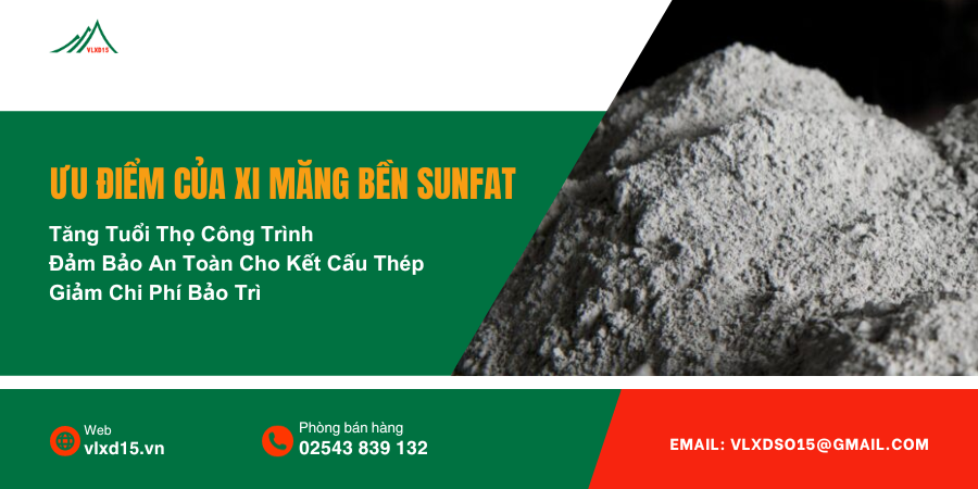 Đặc trưng của xi măng bền sunfat